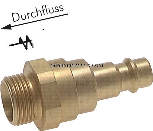 Kupplungsstecker (NW7,2) G 1/8"(AG) mit Rückschlagventil