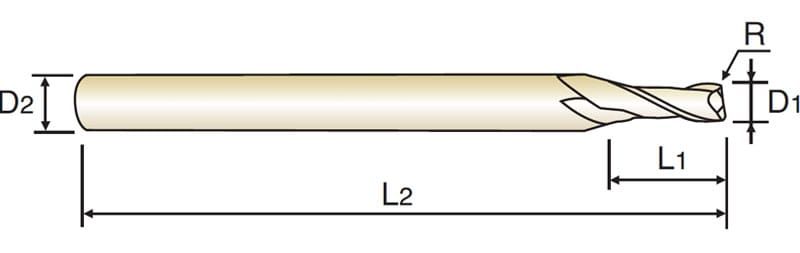 4G MILL Z2 FRÄSER MIT ECKENRADIUS