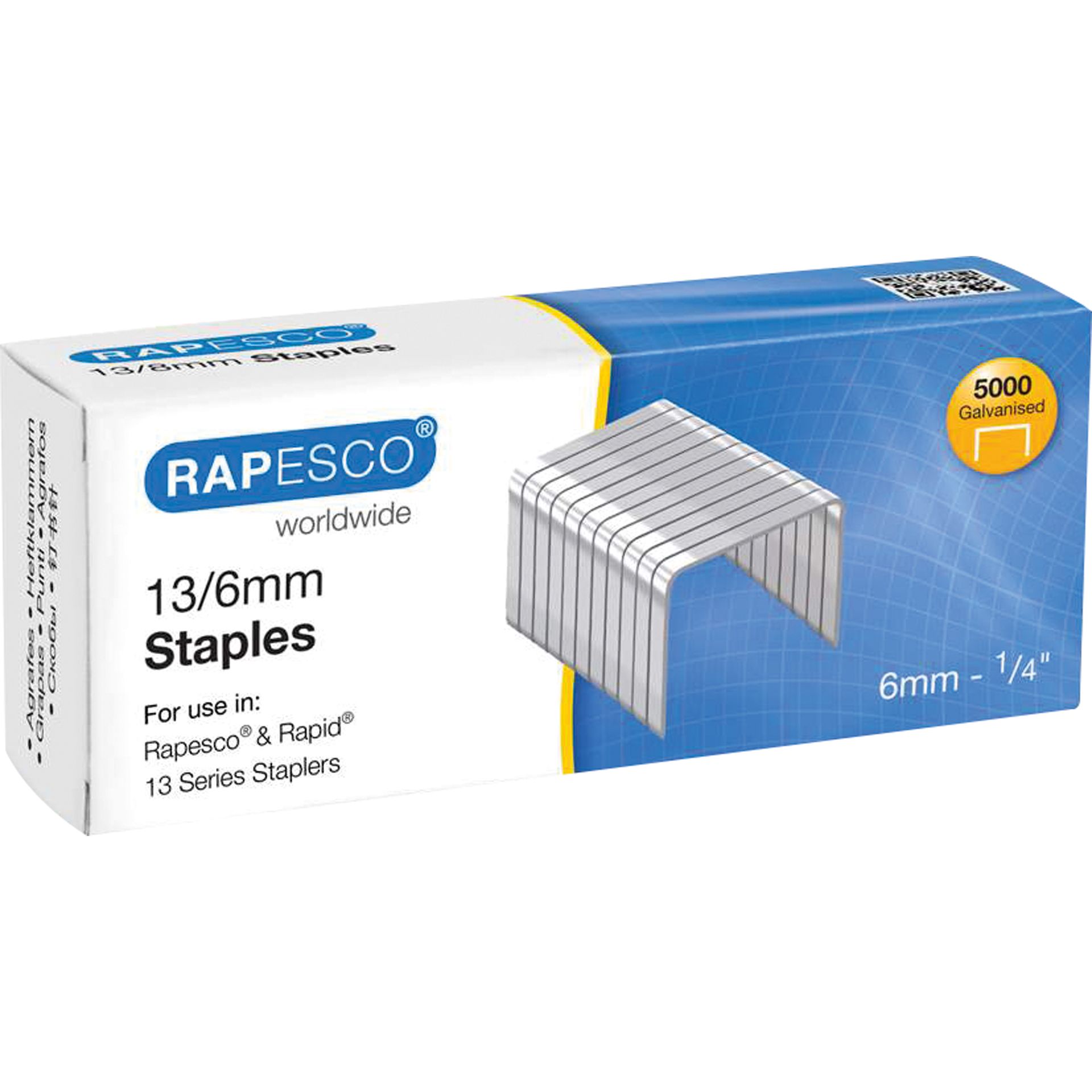 Heftklammer 13/6 verzinkt 5.000 St./Pack.