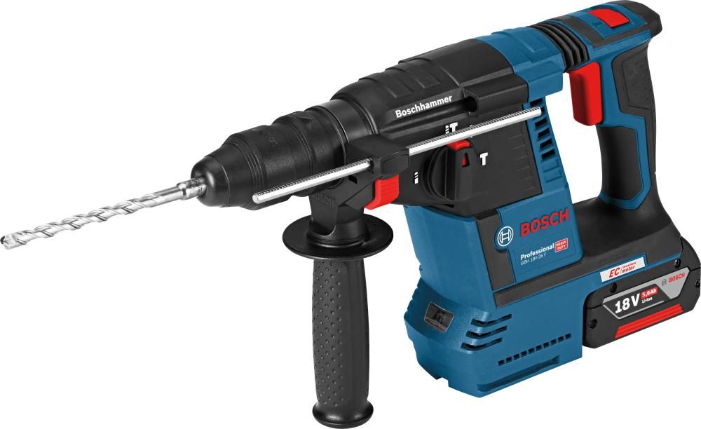 Akku-Kombihammer GBH 18V-26 F Bosch 2x18,0 V 5,0 Ah LadegerätGAL1880CV L-Boxx