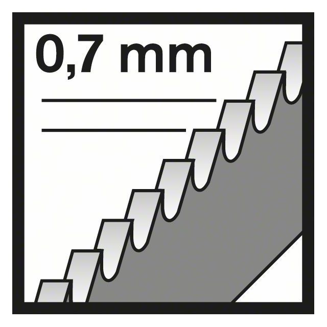 BOSCH Stichsägeblatt, (VE: 5 Stück)