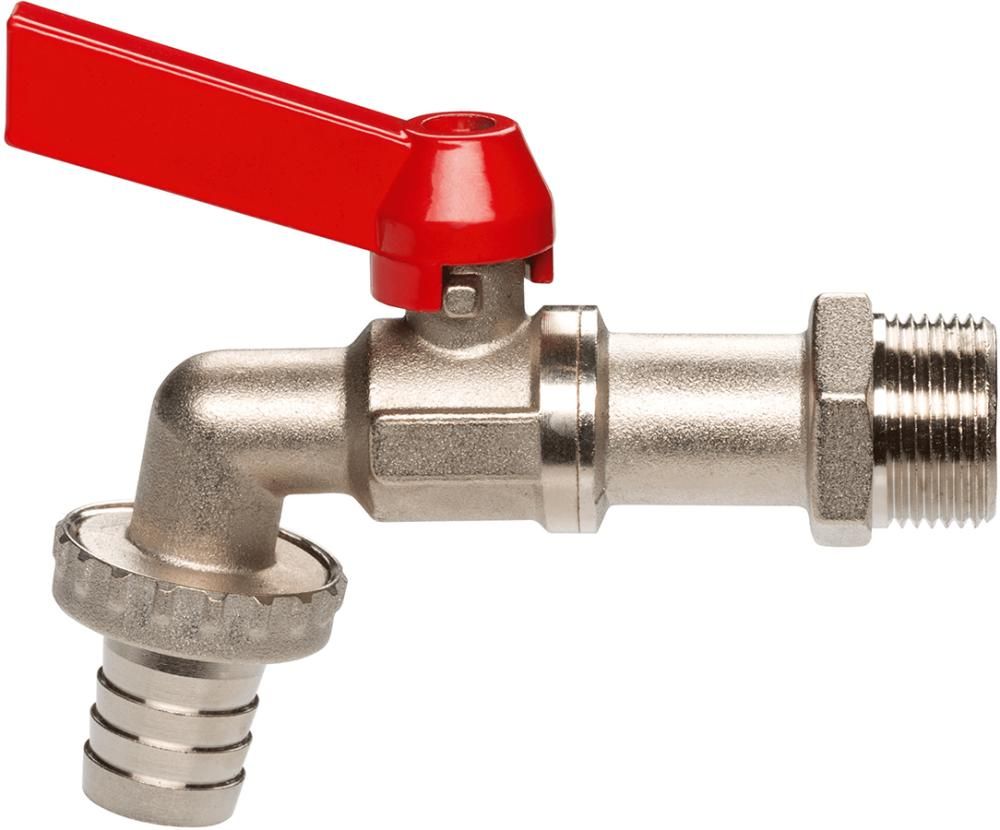 Kugel-Auslaufventil G 1 Gew., 3/4"-Schlauch Gardena