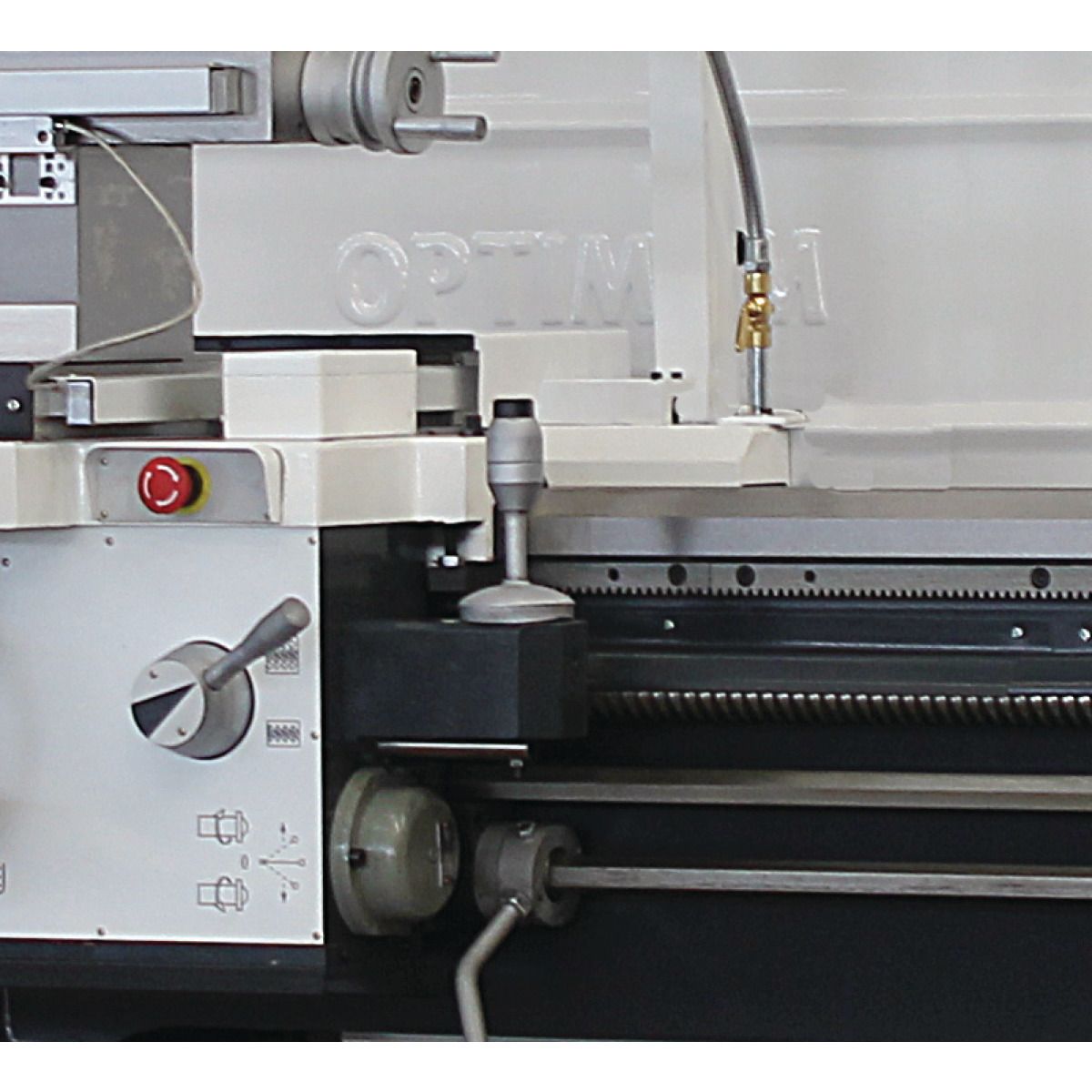 Leit- und Zugspindeldrehmaschine Optimum OPTIturn TH 8020D