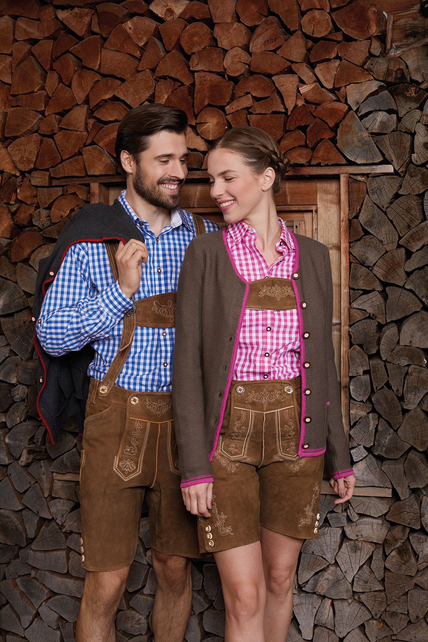 Bluse   im klassischen Trachtenlook für Damen