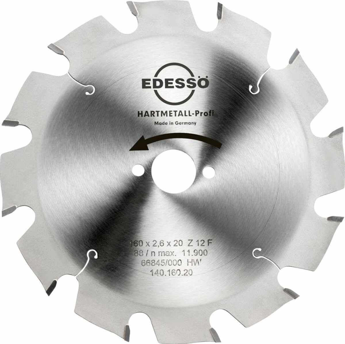 HW Kreissägebl. Profi 160x2,6x20 mm Z12 F