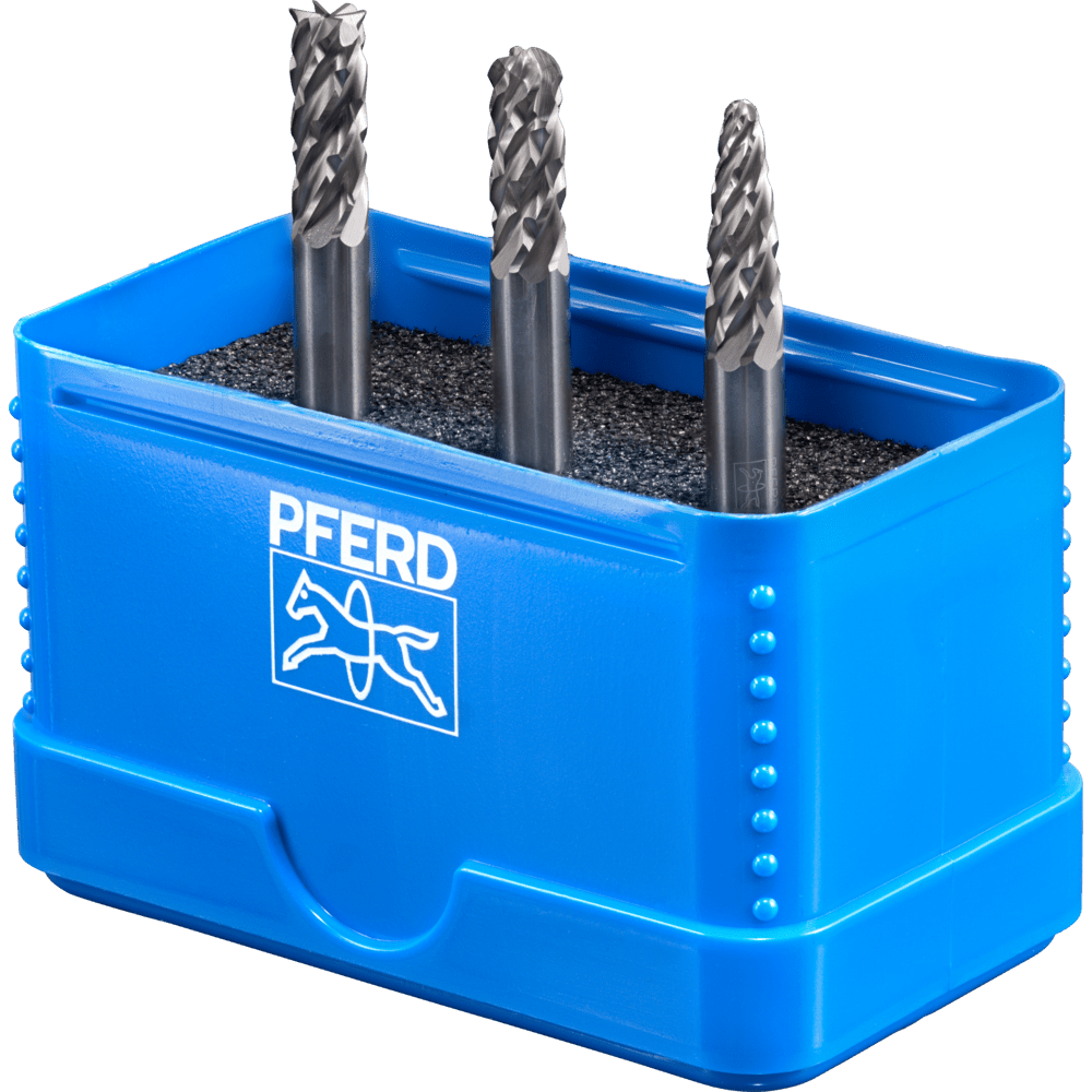 PFERD Hartmetallfrässtifte 1806 STEEL 3TLG