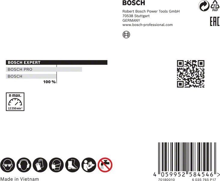 Bosch EXPERT Diamant-Rohrtrennscheibe X-LOCK