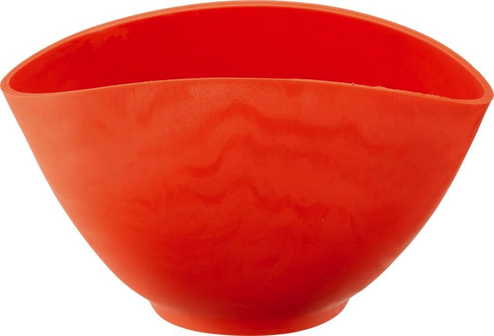 Gipsbecher Gummi 130x95 mm rot HAROMAC