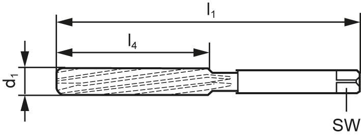 Handreibahle DIN206 HSS Form B 2,0mm FORMAT