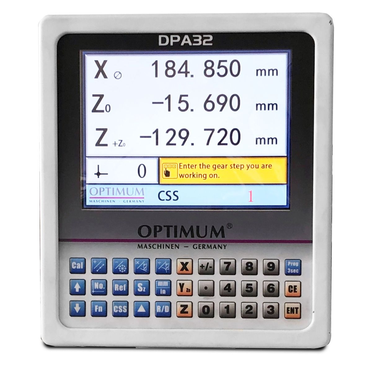 Leit- und Zugspindeldrehmaschine Optimum OPTIturn TM 3310V