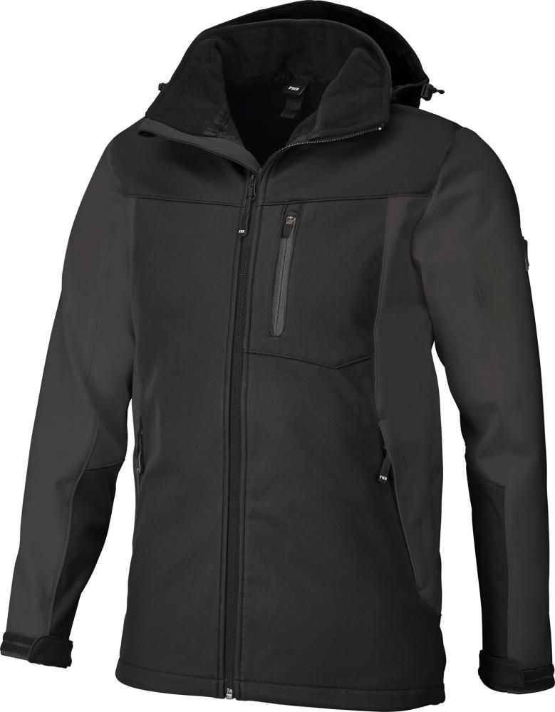 Softshell-Jacke JANNIK anthrazit-schwarz XS FHB