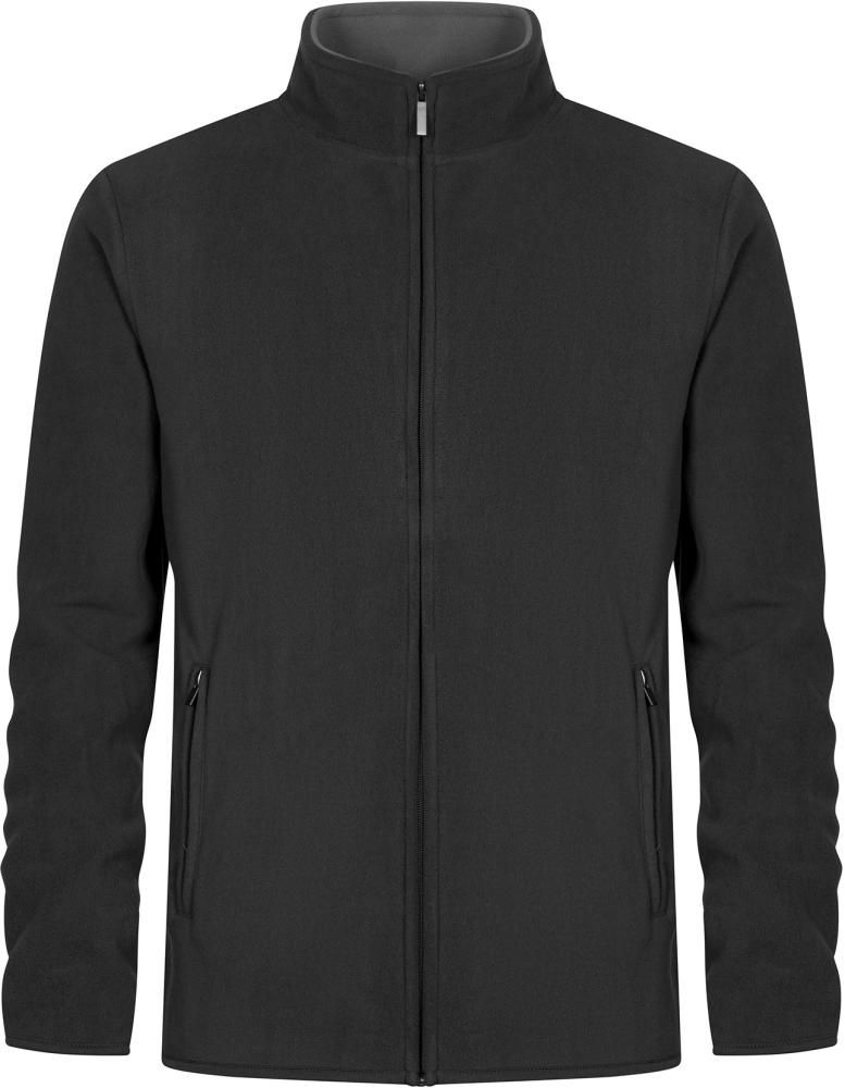 Fleecejacke, charcoal-grey, Gr.2XL