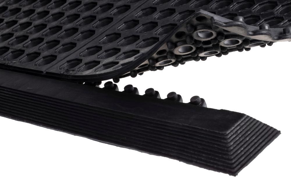 Leiste inkl.Ecke männlichYOGA SOLID Basic schwarz B965xT65 mm