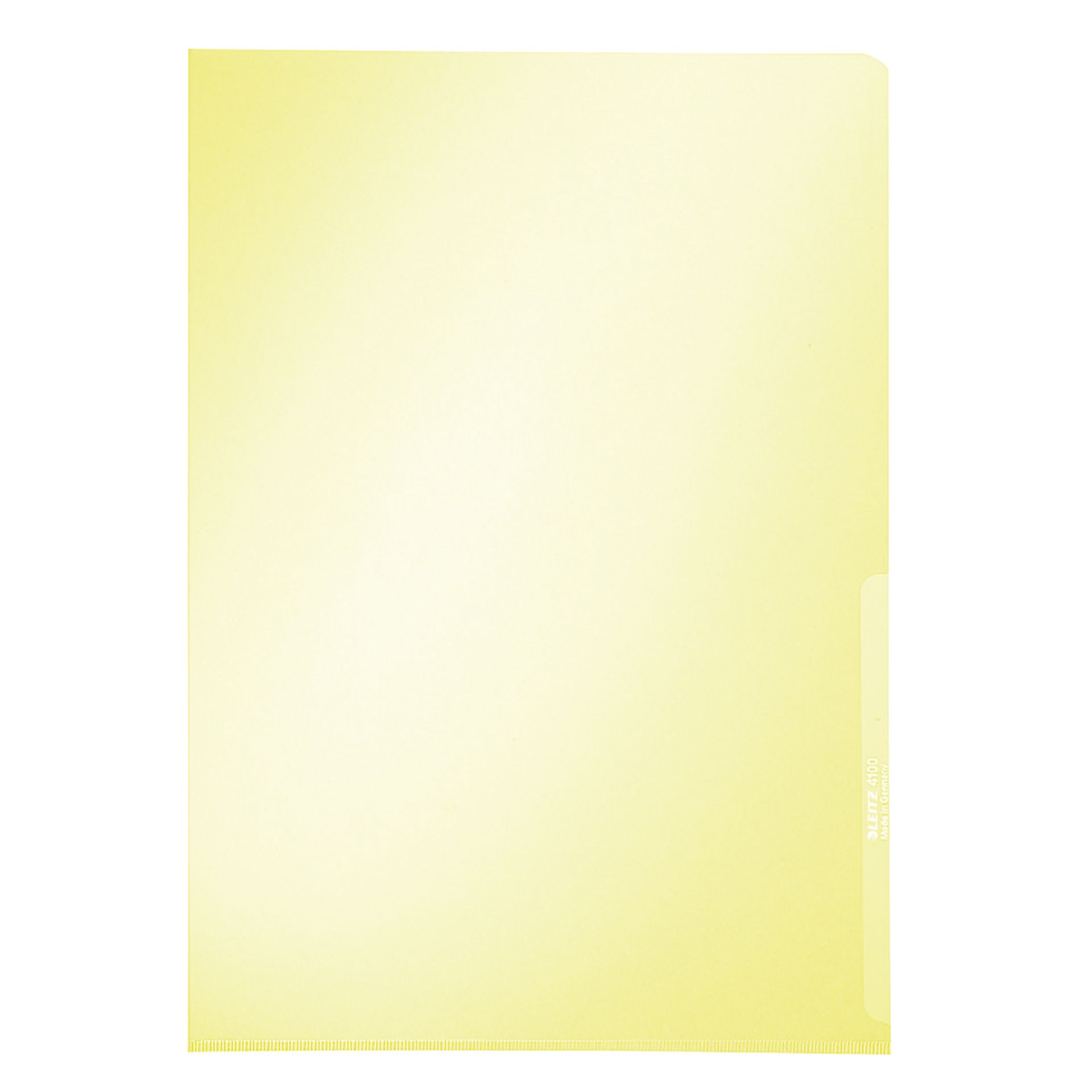 Sichthülle Premium A4 0,15mm PVC gelb 100 St./Pack.