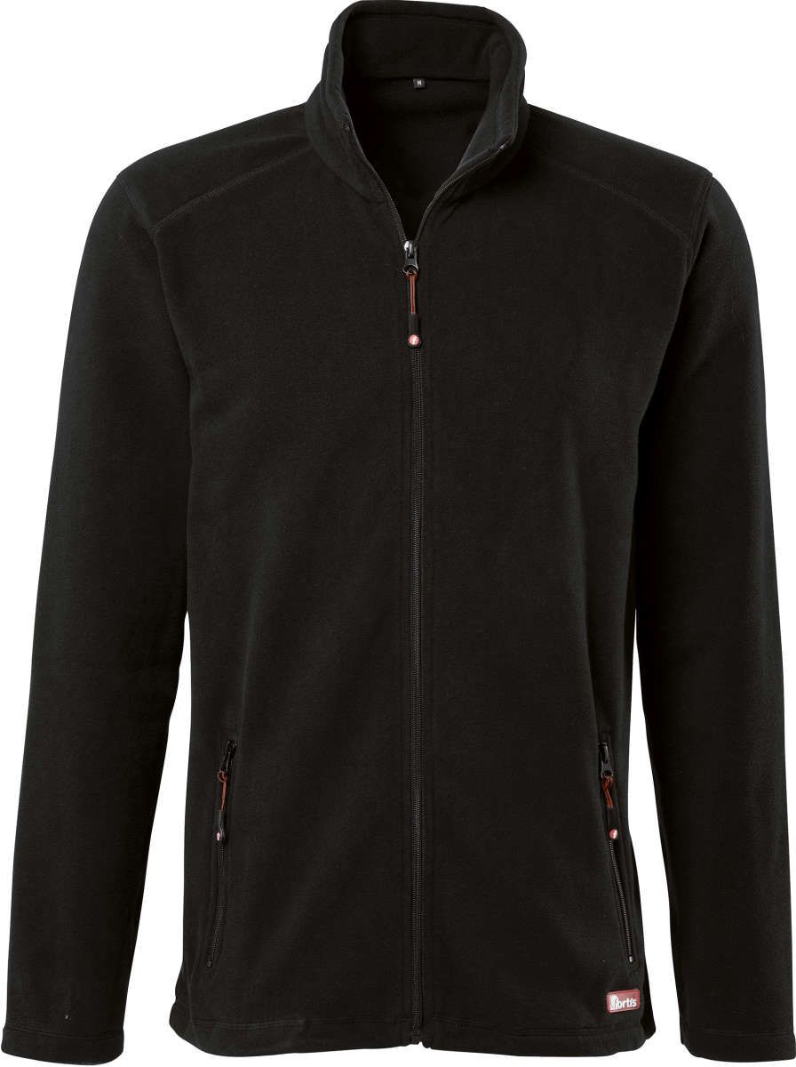 FORTIS Fleecej.Basic 24, schwarz,Gr.XL