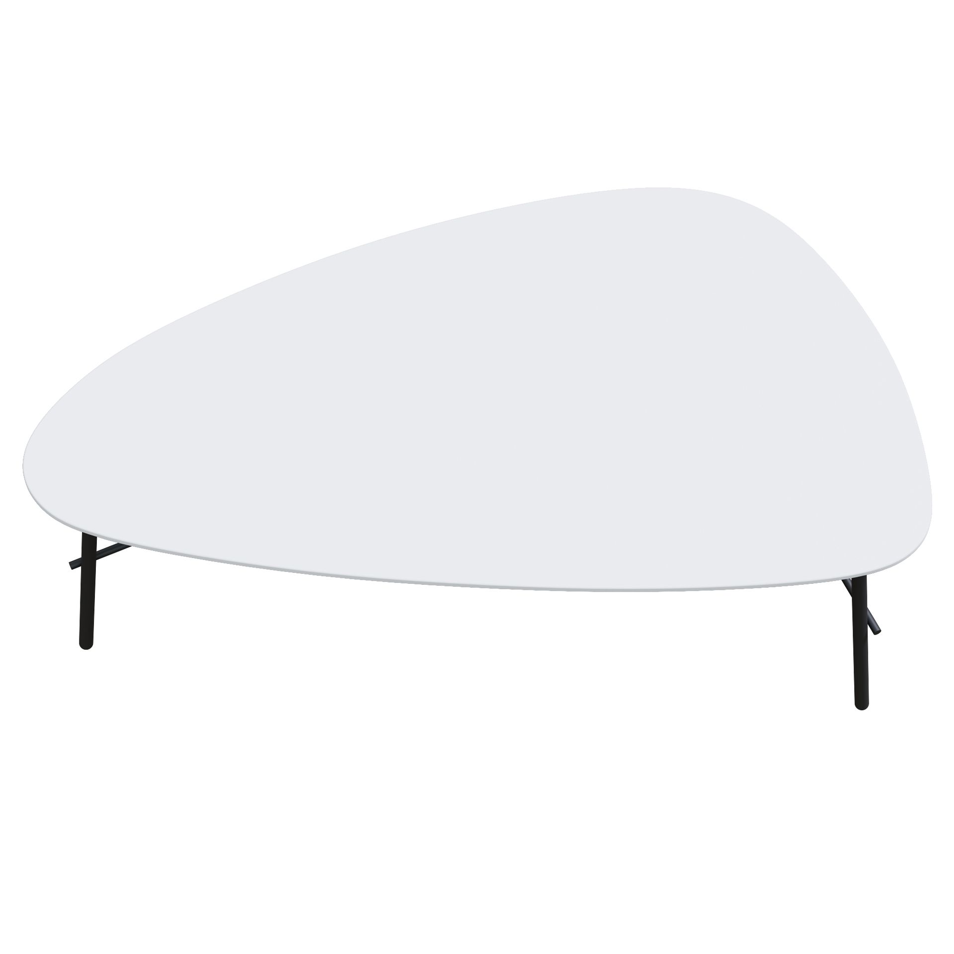 Beistelltisch Lazy 50x93cm sw/ws