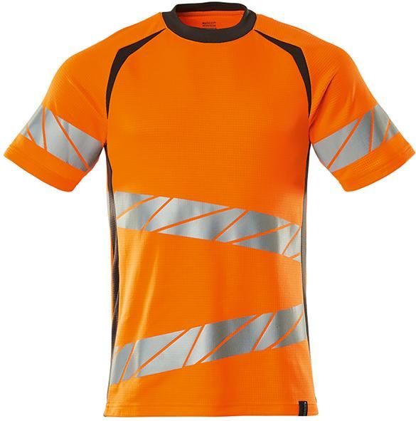 MASCOT T-Shirt ACCELERATESAFE hi-vis-orange/ dunkelanthrazit Gr. 2XL