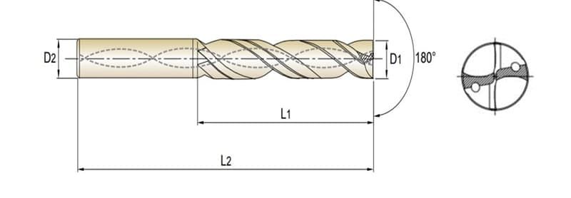 D/D FLAT BOTTOM 5D MIT INNENKÜHLUNG (TIALN)
