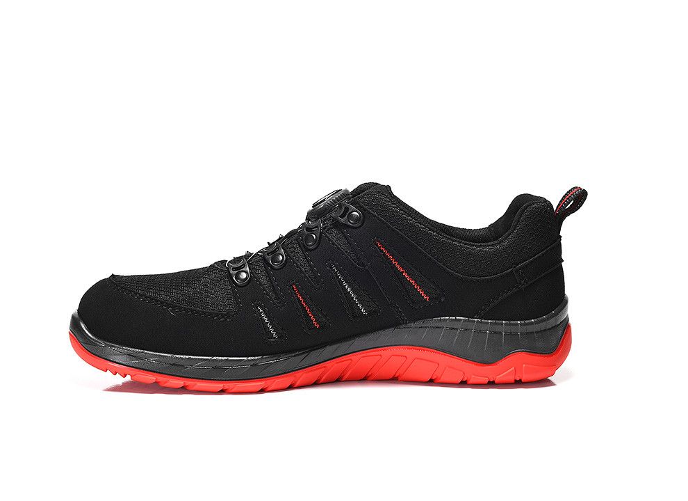 Sicherheitshalbschuh MADDOX BOA® black-red Low ESD S3S, Gr. 35