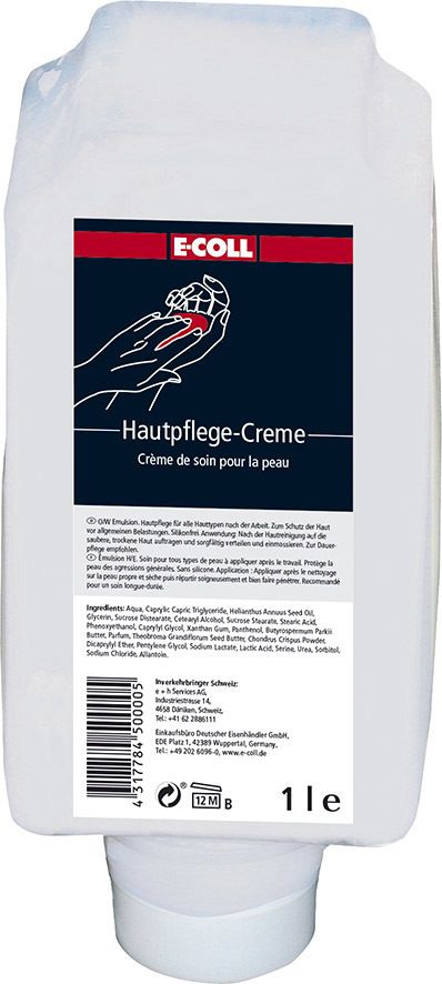 E-Coll Hautpflgecreme, 1 l/Flasche,
