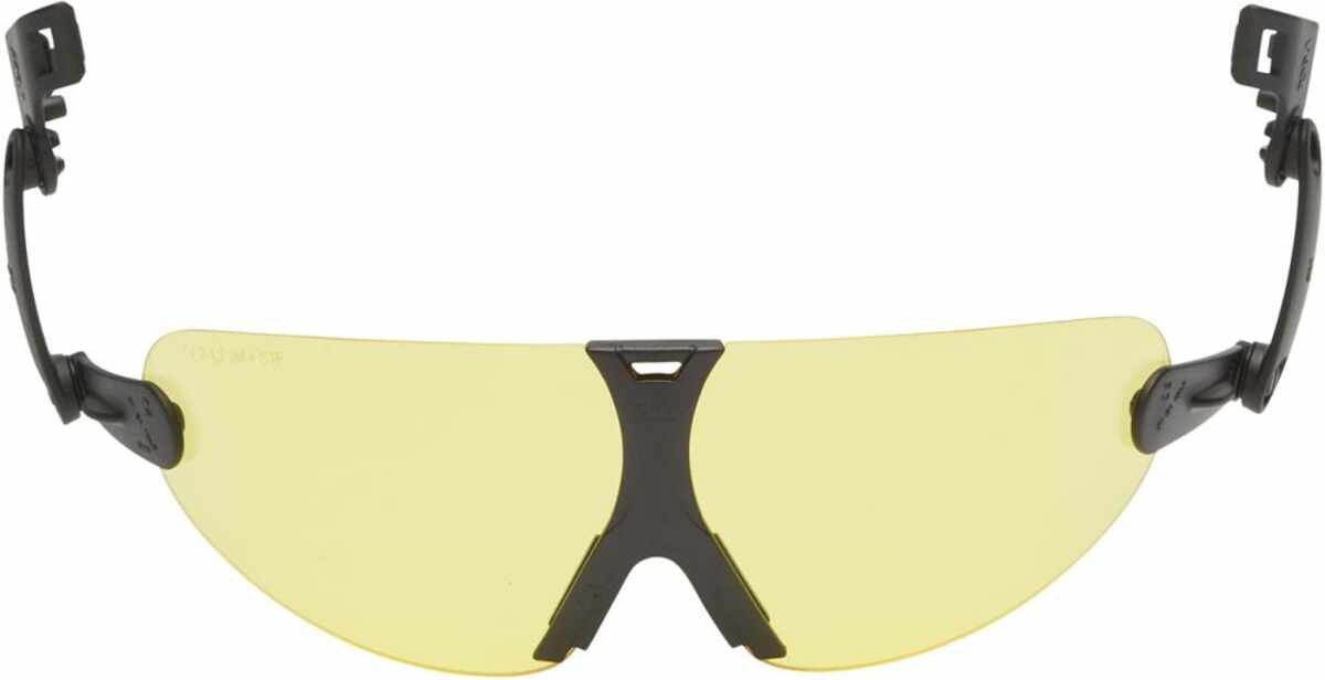 Integr. Schutzbrille V9A gelb getönt