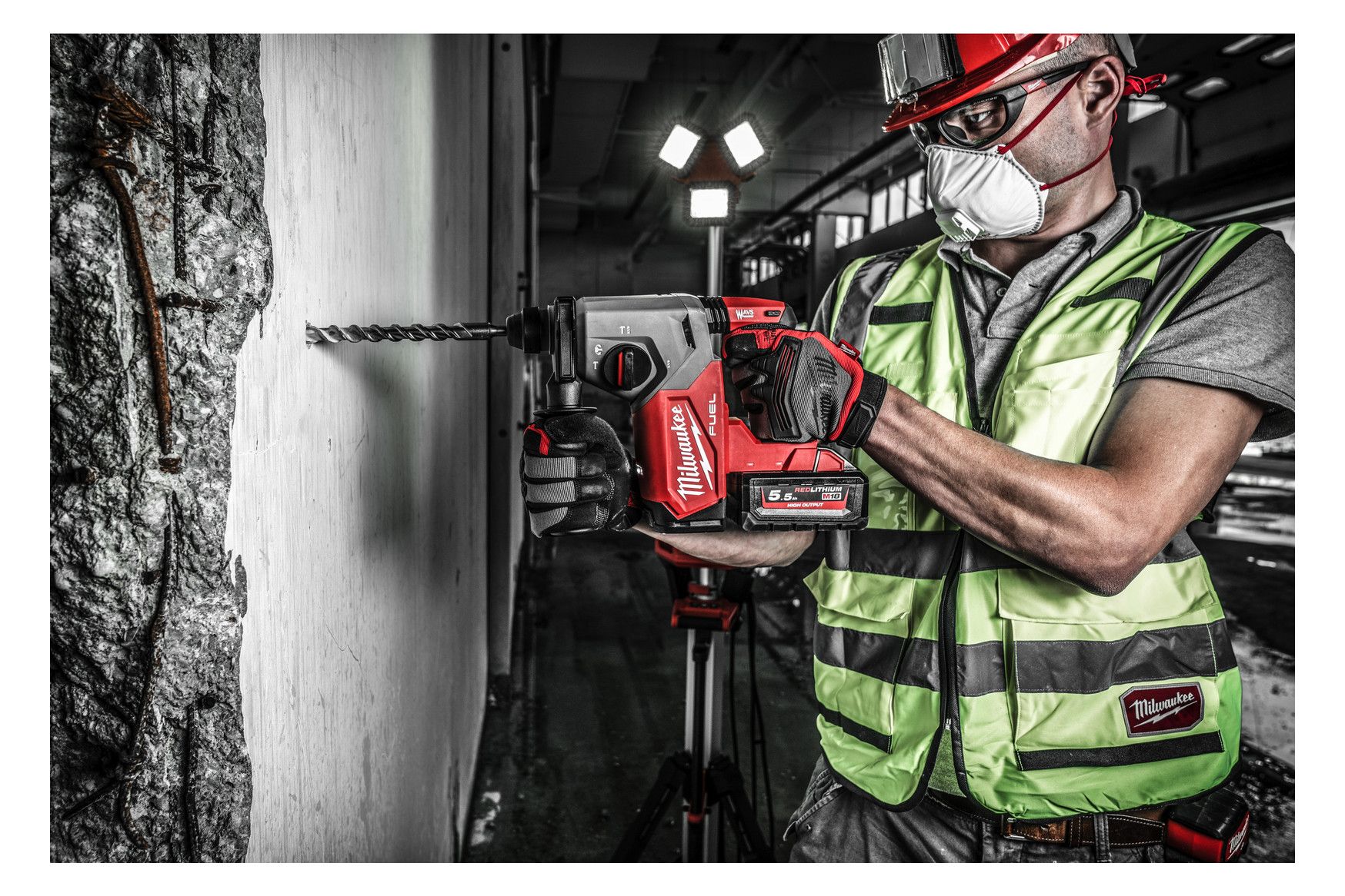MILWAUKEE Akku-Bohrhammer, SDS-plus