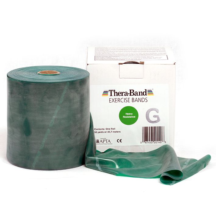 TheraBand 12,8 cm x 45,5 m,stark - grünUK = 4 Stck.