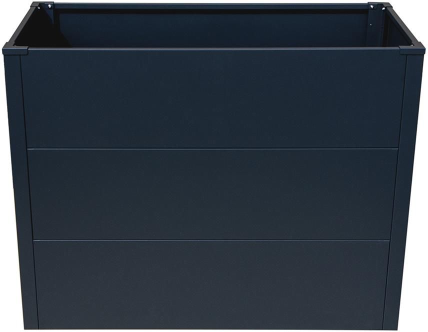 ELKE Metall-Hochbeet 100 x 50 x 77 cm, Stahl verz. pulverbesch. ANTHRAZIT