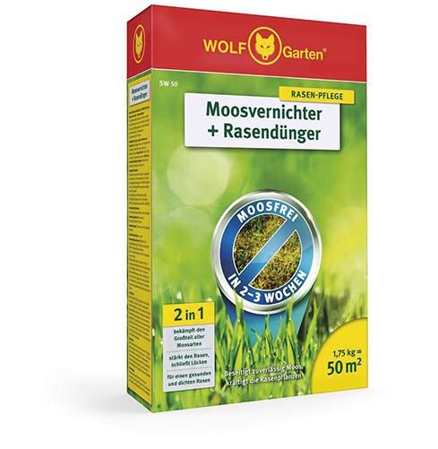 Moosvernichter + Rasendünger SW 50 1,75 kg