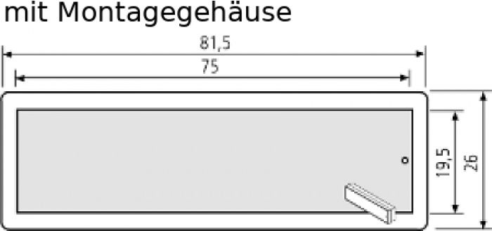 RENZ ALU-RSA2 Namensschild