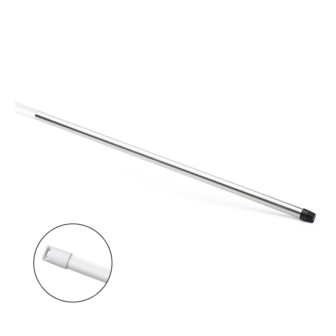 HACCP Aluminium-Stiel weiß 140 cm