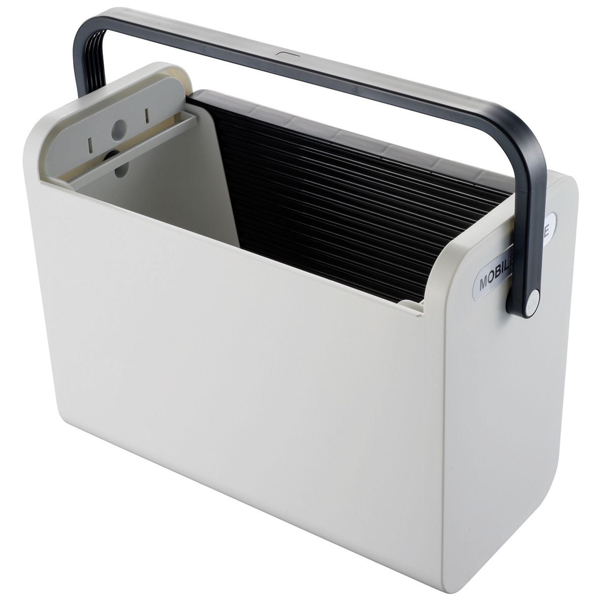Hängebox DIN A4 max. 25Mappen PS lichtgrau