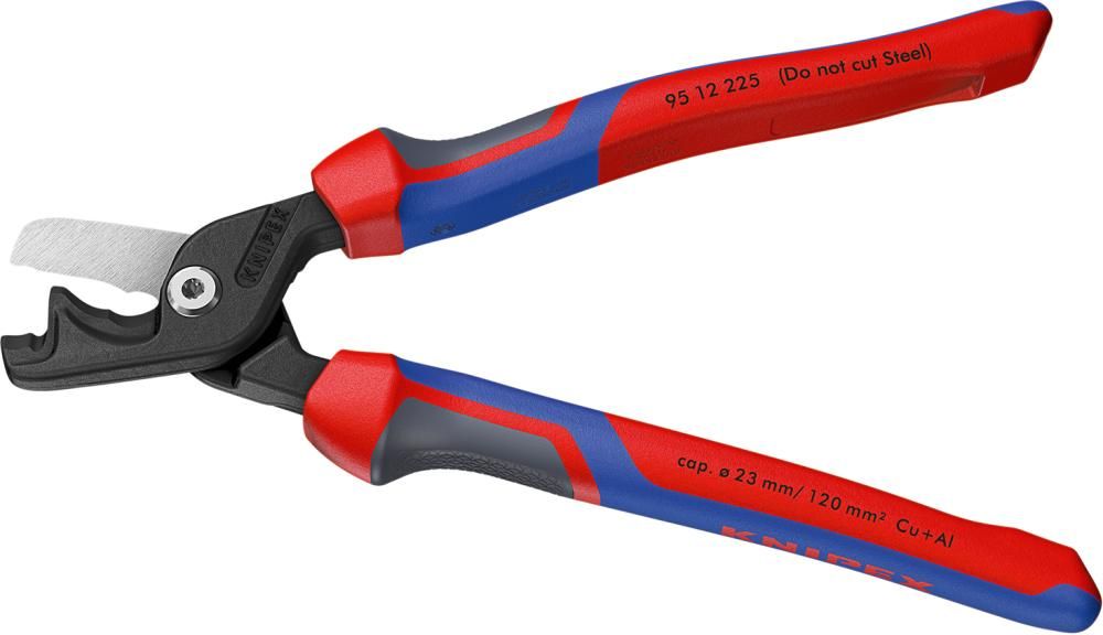 Kabelschere mit Mehrkomponenten-Griffen 225mm KNIPEX