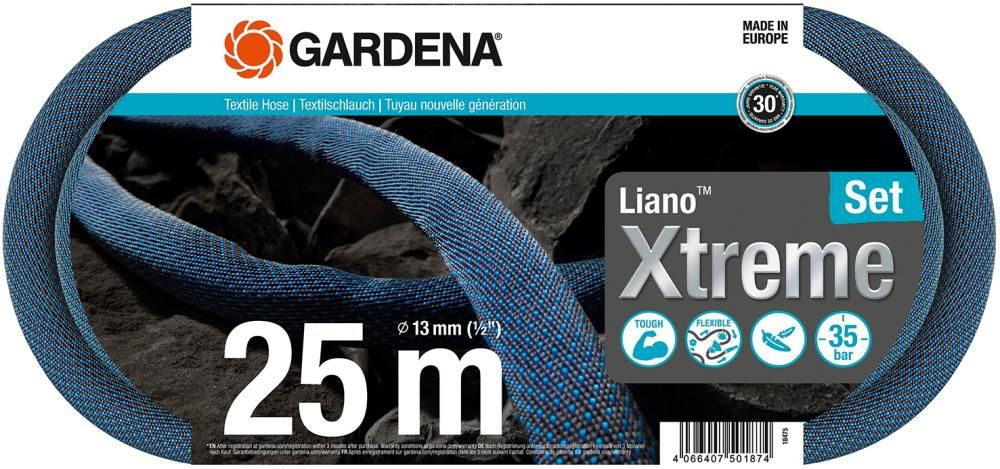 Textilschlauch Set Liano Xtreme 1/2" 30m