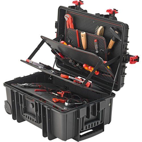 Werkzeugkoffer 539x359x225mm PP 43,5l mit Gasdruckfeder FORMAT