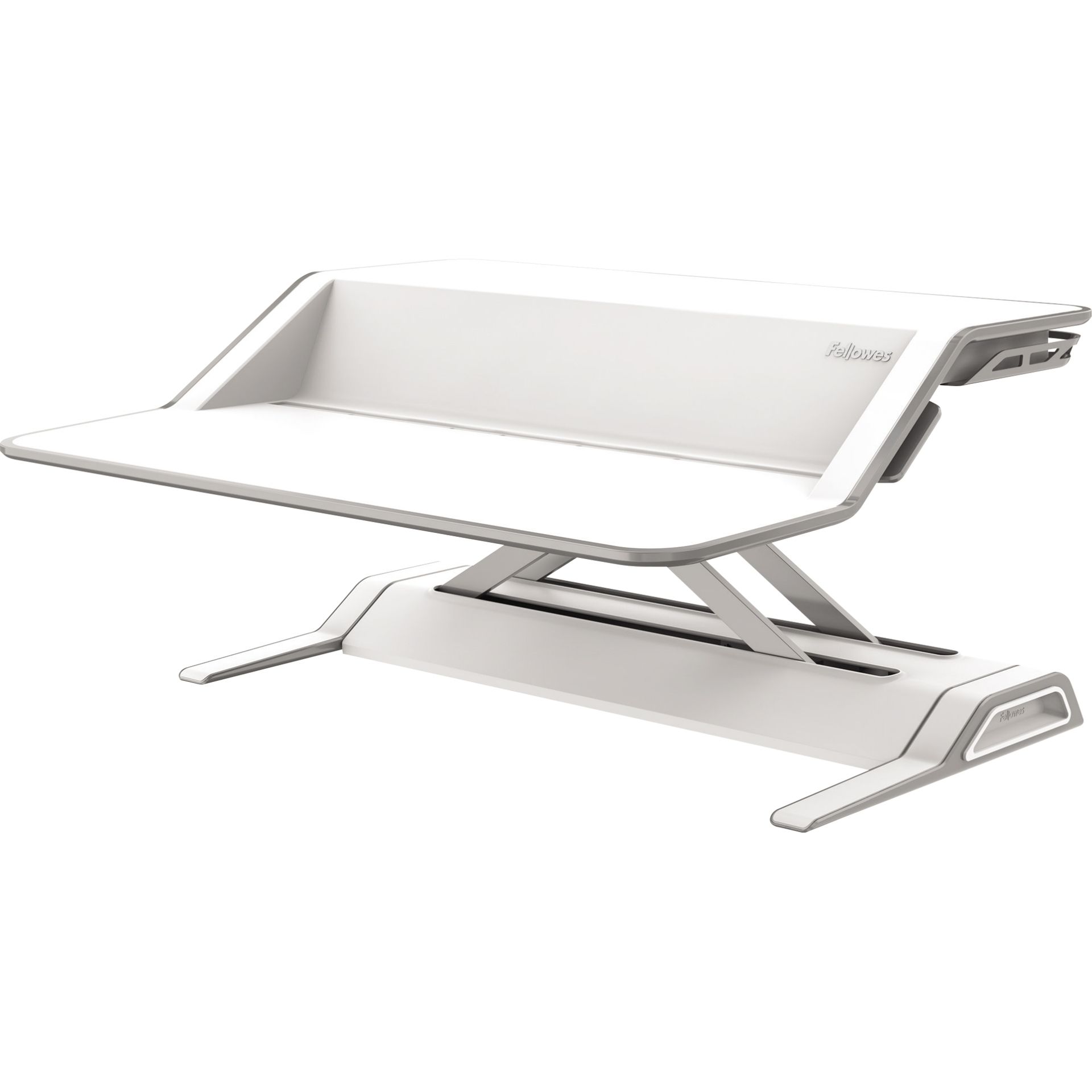 Sitz-Steh-Workstation Lotus weiß