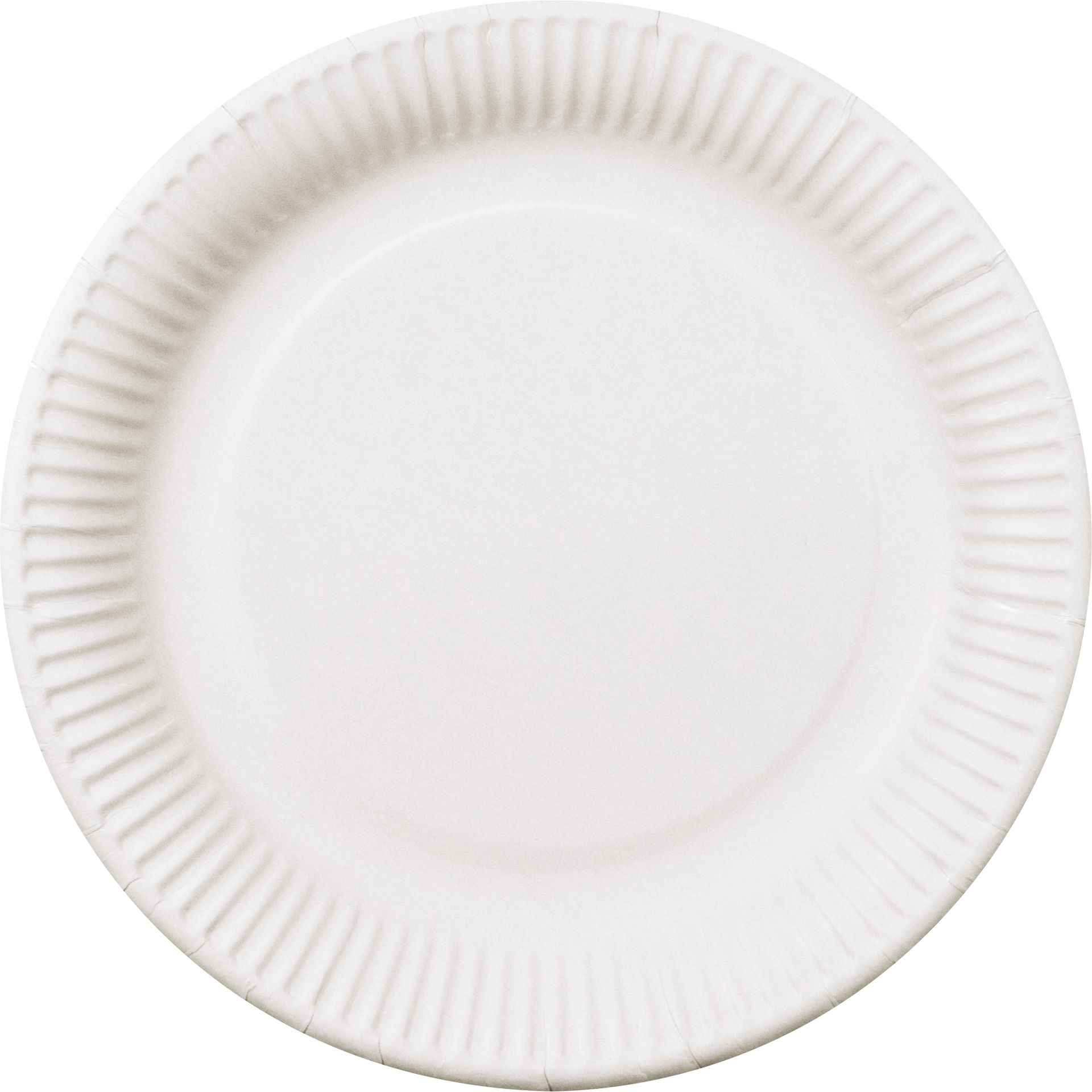Teller pure 23cm rund Pappe weiß 100 St./Pack.
