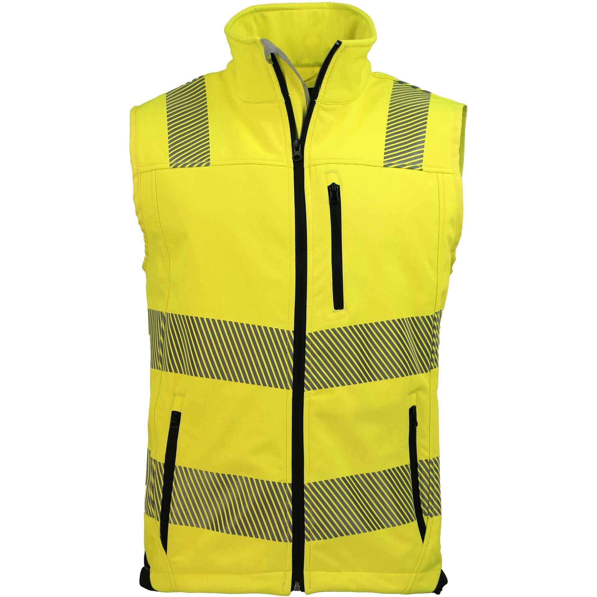PREVENT® Trendline Warnweste PTW-SW, gelb/schwarz, Gr. S