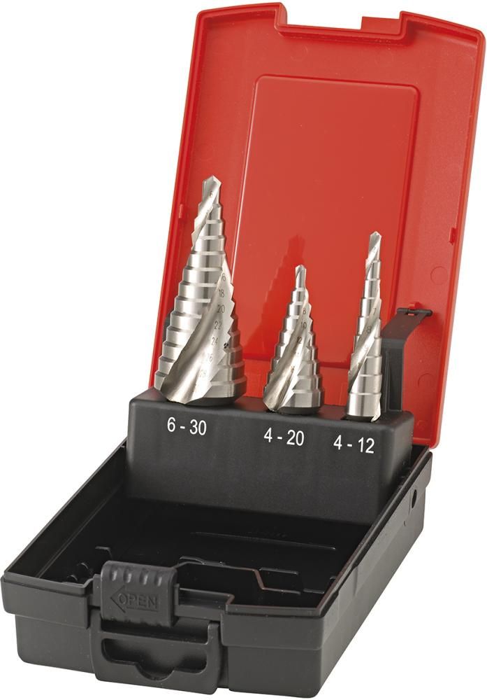 Bit-Satz Stufenbohrer Universal HSS 4-12/4-20/6-30mm
