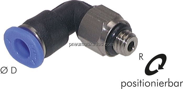 Winkel-Steckanschluss M 3-3mm, IQS-Mini