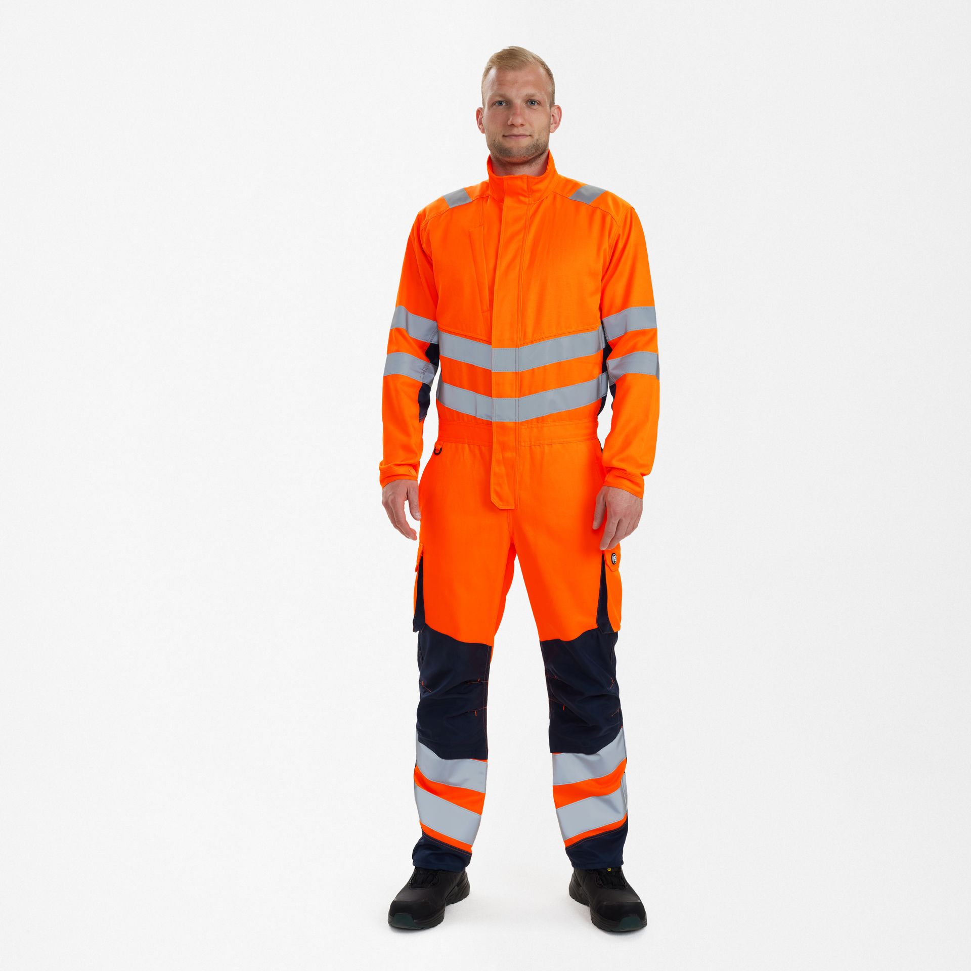Safety Light Overall Orange/Blue ink, Gr. 4XL