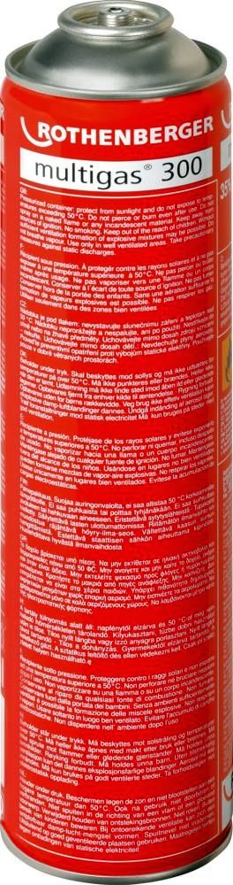 Gaskartusche 600 ml Multigas 300 Rothenberger