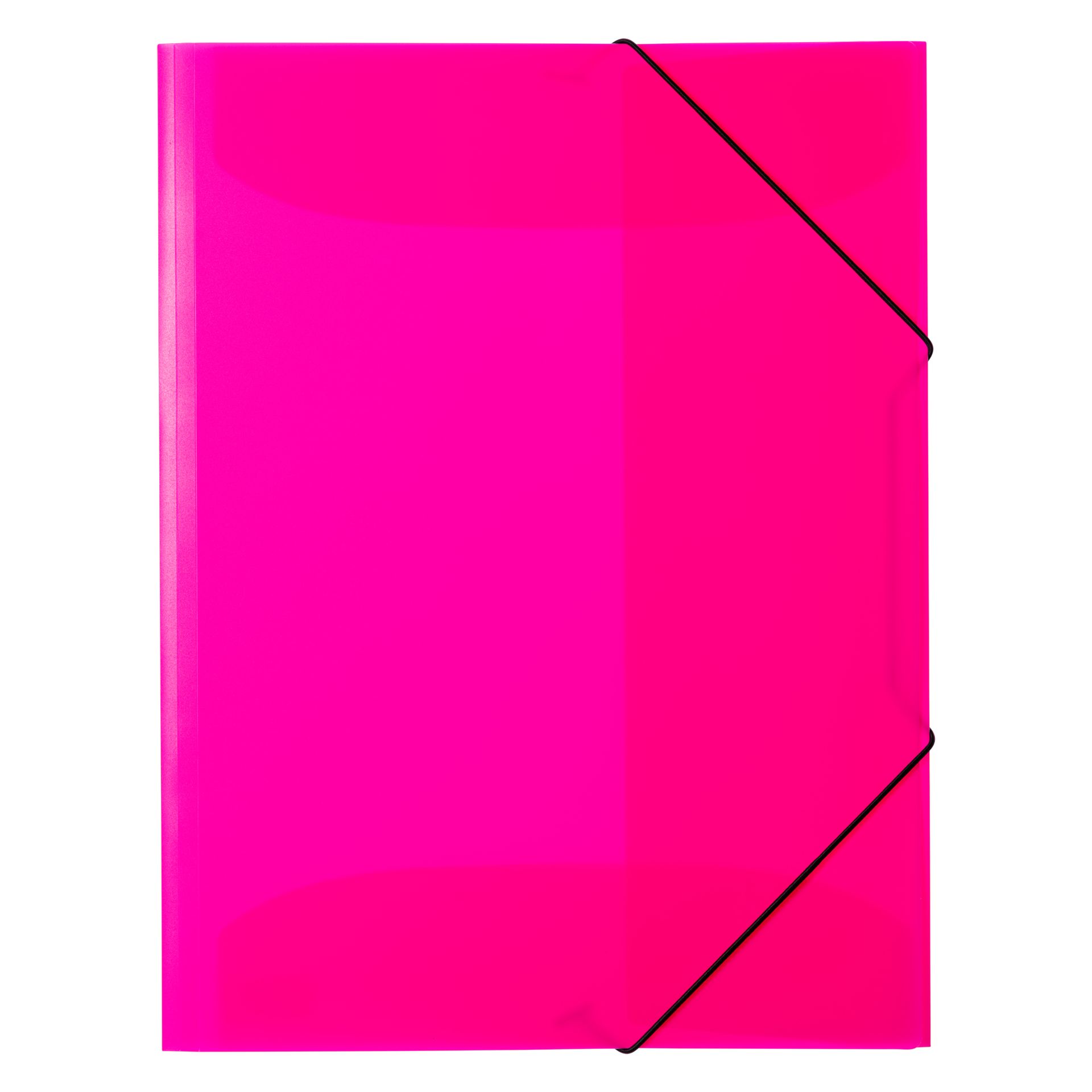 Sammelmappe A3 PP neon pink
