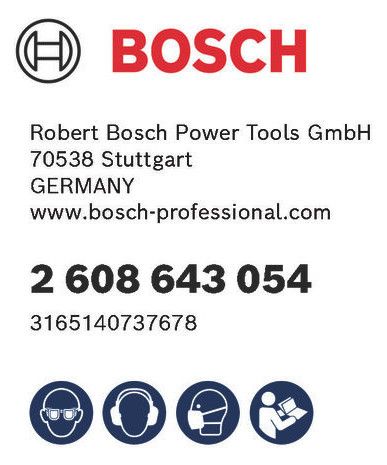 BOSCH HM-Kreissägeblatt, "Stahl"