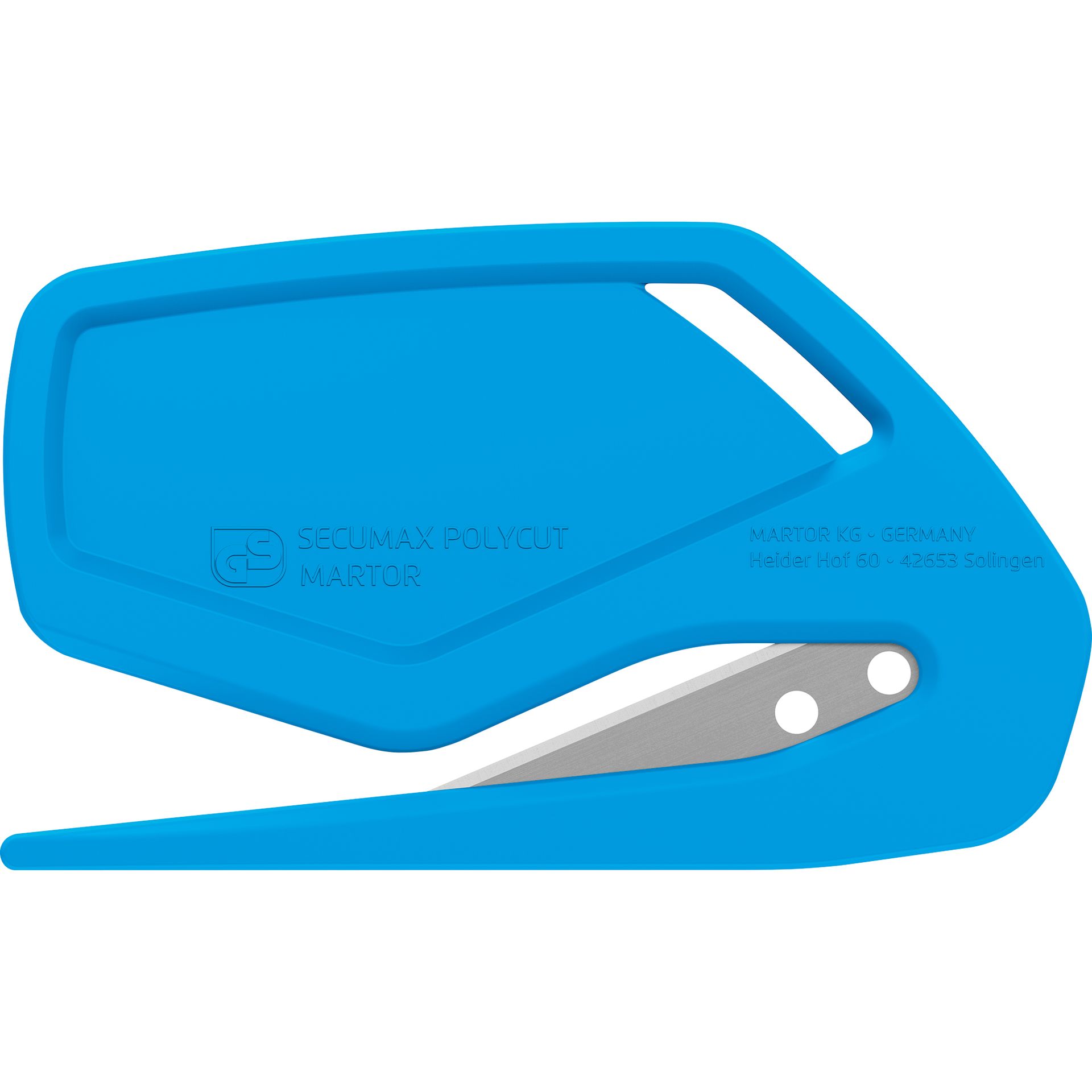 Brieföffner Secumax Polycut blau 10 St./Pack.