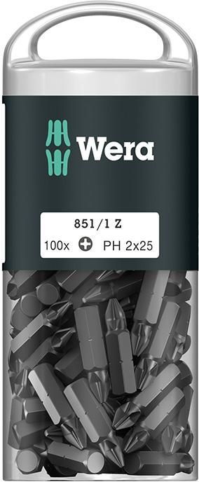 Wera Bit-Großpack PH2x25mm zähhart
