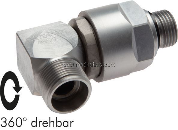 HD-Winkel-Einschraub-Drehverschraubung M 18x1,5-12 L (M18x1,5)