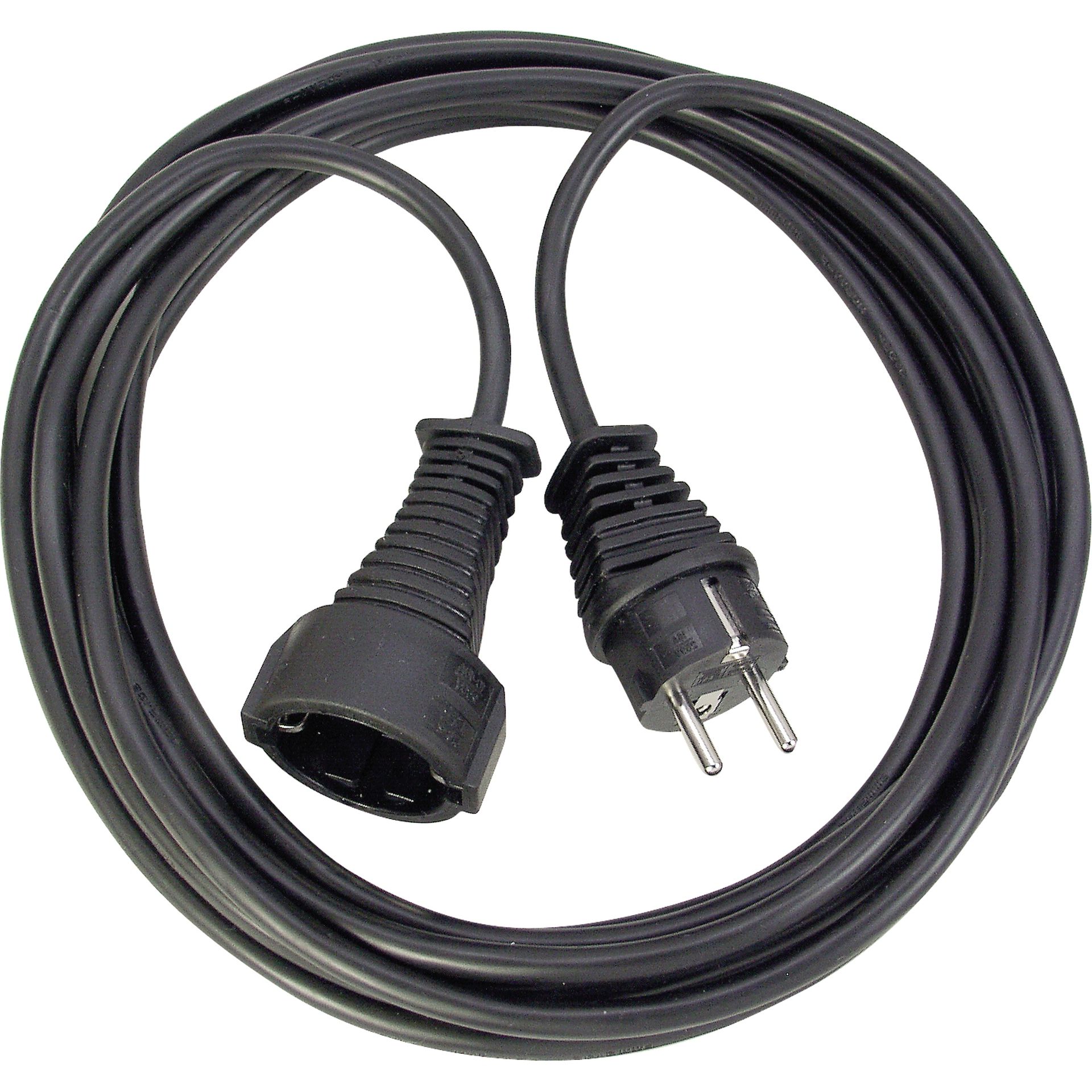 Verlängerungskabel H05VV-F 3G1,5 10m schwarz