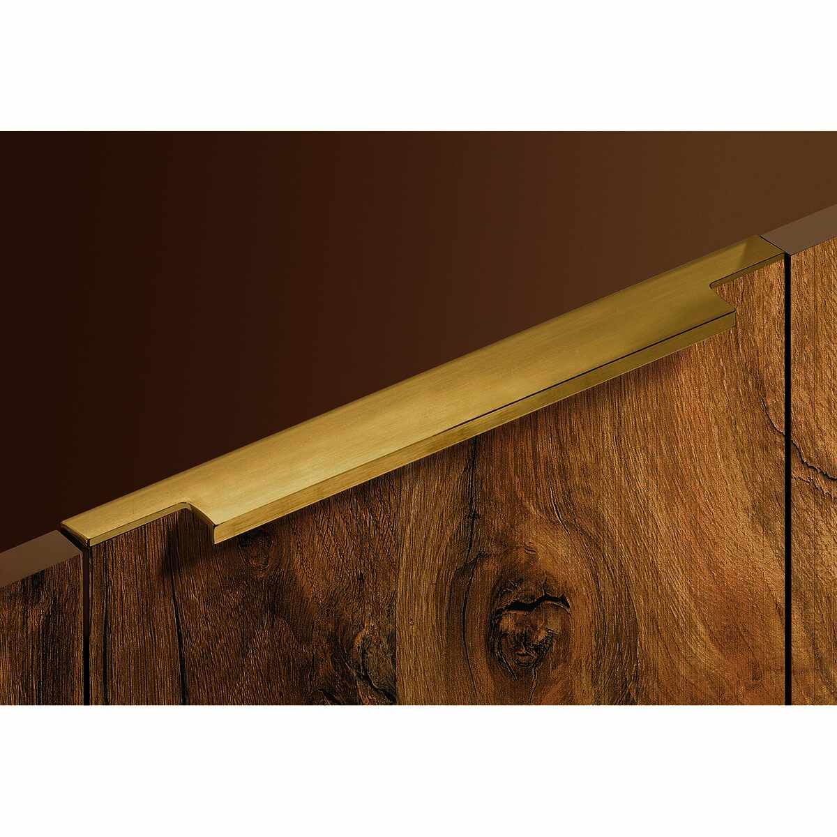 Griffleiste Lamezia, L 1195 mm, B 39 mm, Gold Opti