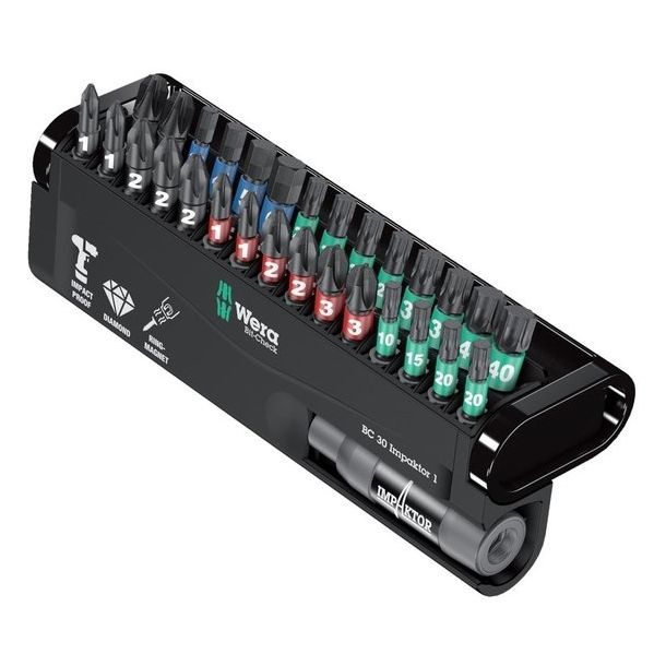 WERA Bitsatz Impaktor, "BitCheck"